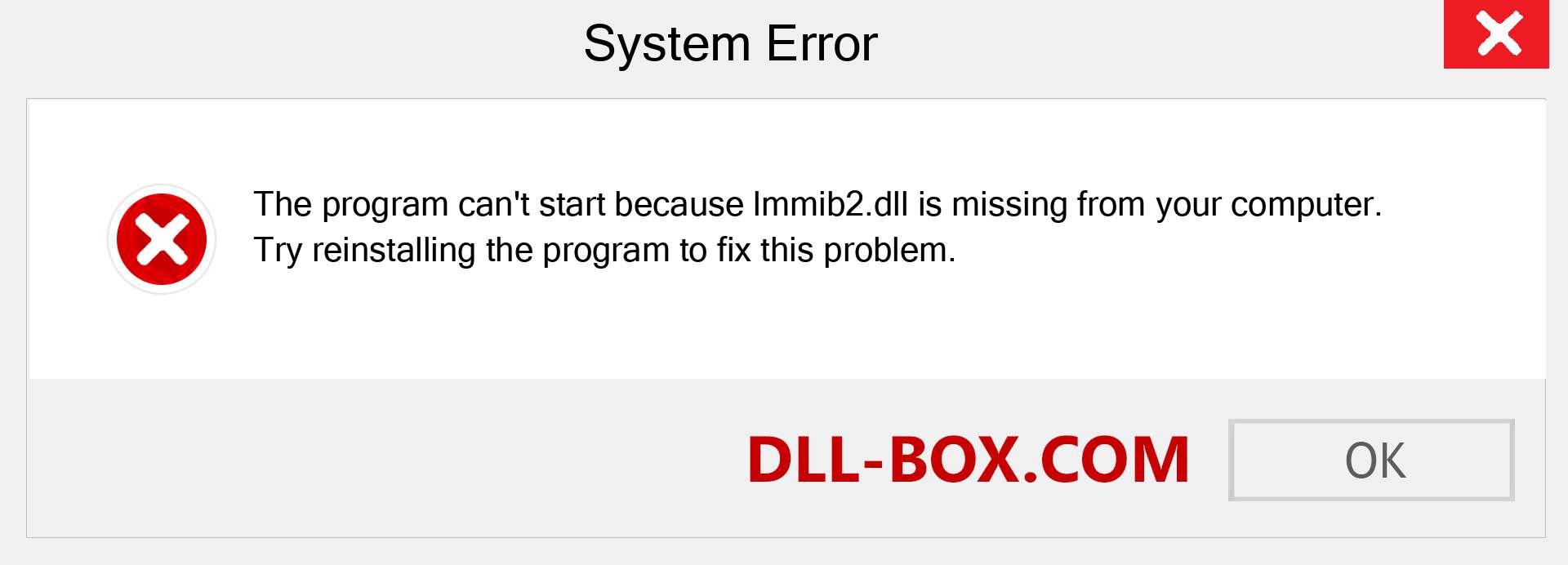  lmmib2.dll file is missing?. Download for Windows 7, 8, 10 - Fix  lmmib2 dll Missing Error on Windows, photos, images