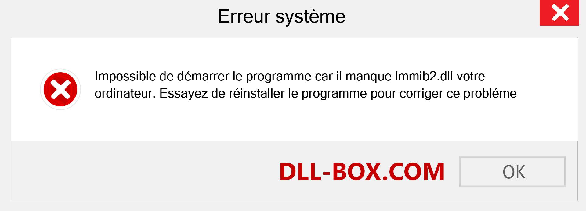 Le fichier lmmib2.dll est manquant ?. Télécharger pour Windows 7, 8, 10 - Correction de l'erreur manquante lmmib2 dll sur Windows, photos, images